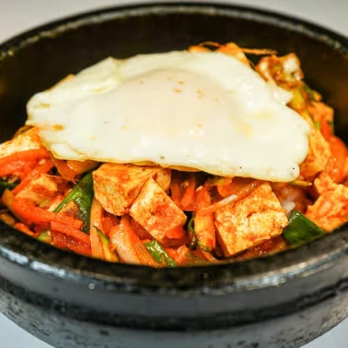 Tofu Kimchi (Dolsot).