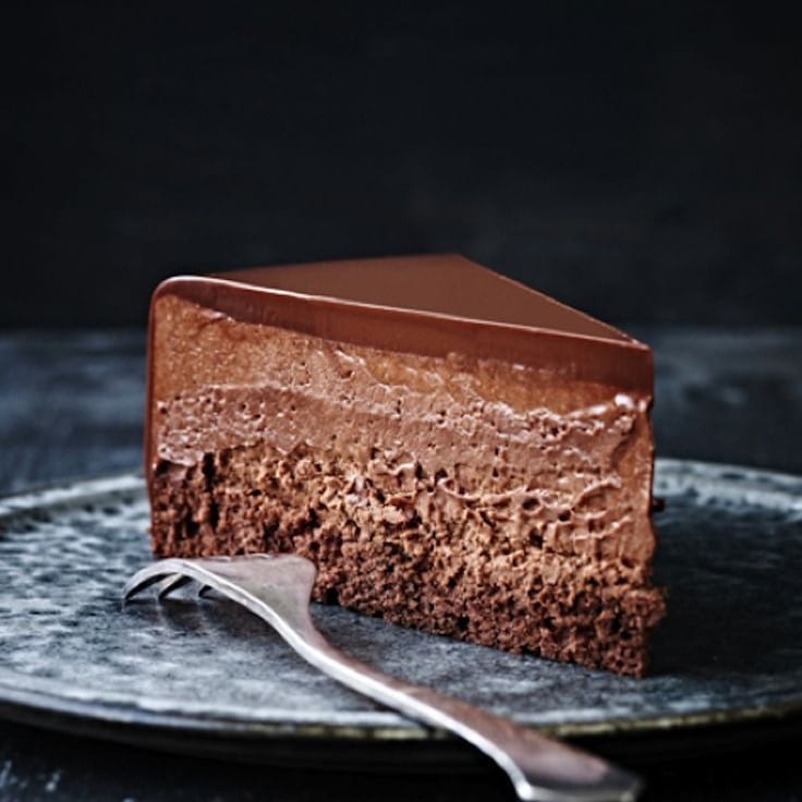 Chocolate Mousse Cake.