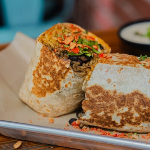 Ground Beef Burrito.