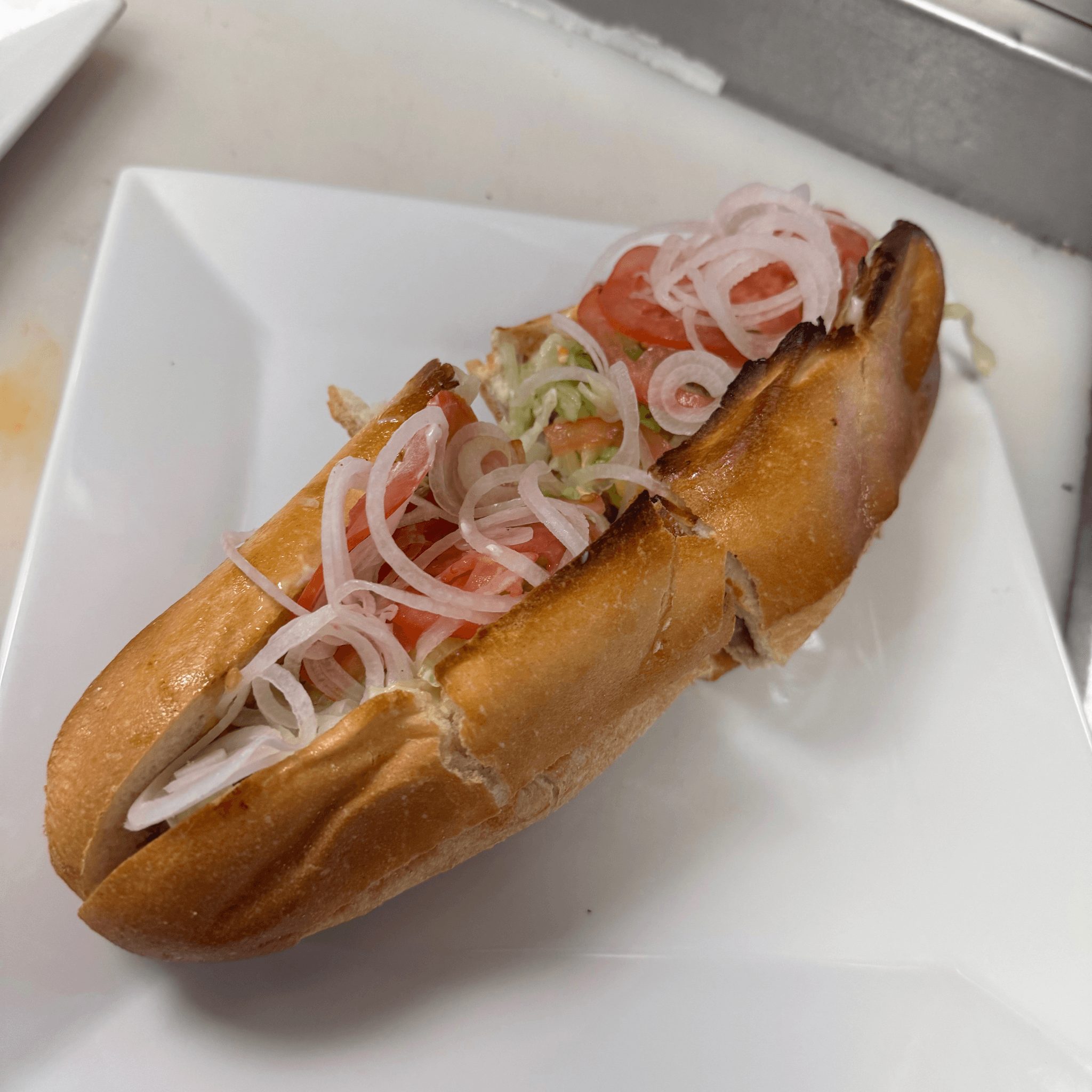 Cheesesteak California Sandwich.