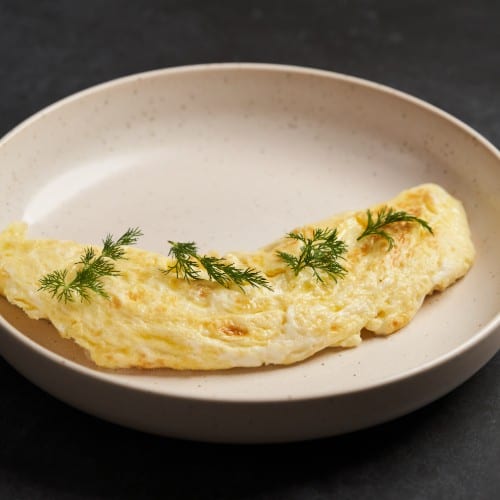 8. Cheese Omelet Breakfast.