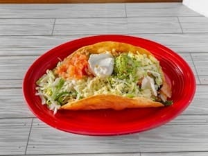 Taco Salad Fajita Shrimp.