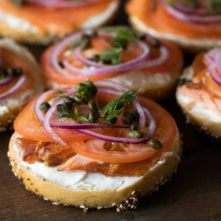 Signature Smoked Salmon Bagel
