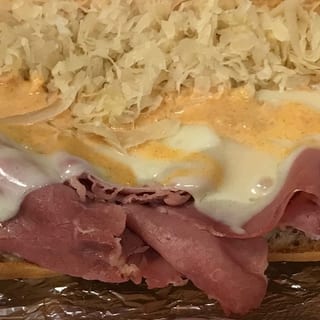 #28  Whole Reuben Sub.