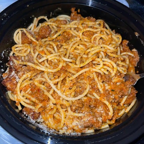 Spaghetti Meat Sauce.