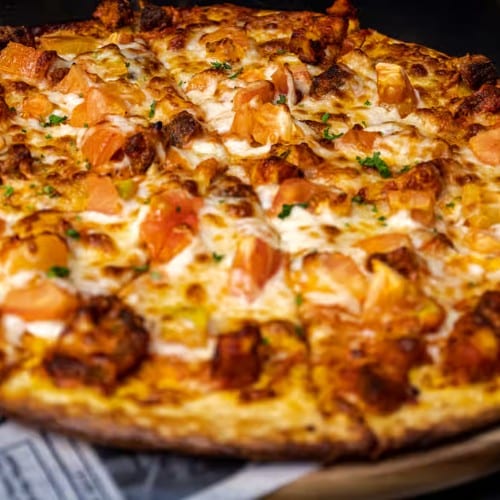 Yaaji Chicken Pizza.