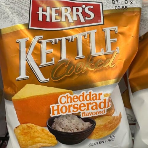 Herr's Kettle Cheddar Horseradish Small.