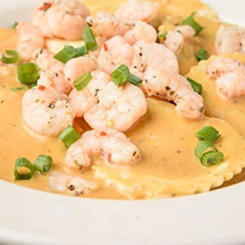Large Seafood Ravioli.