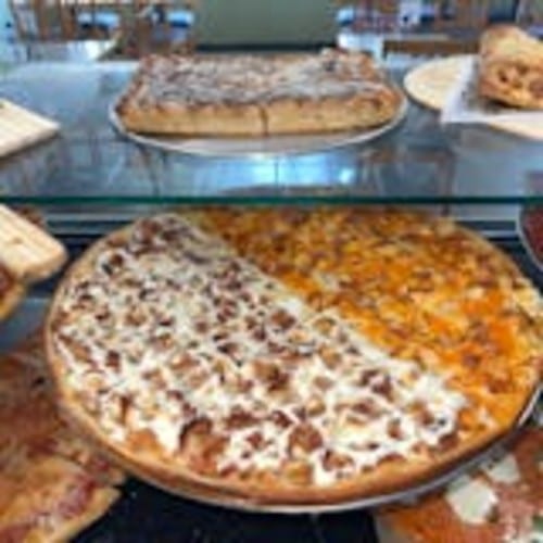 Chicken Bacon Ranch Pizza.