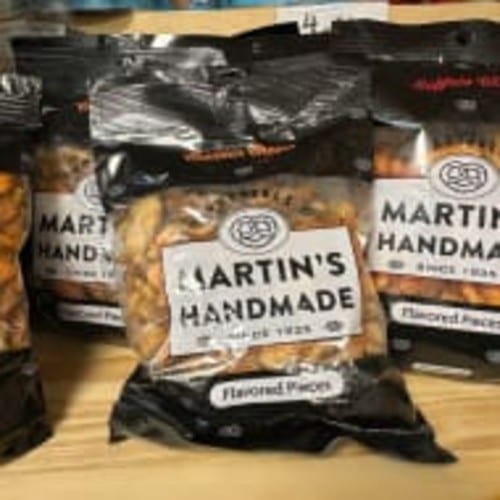 Martin's Pretzels Cheddar Cheese.