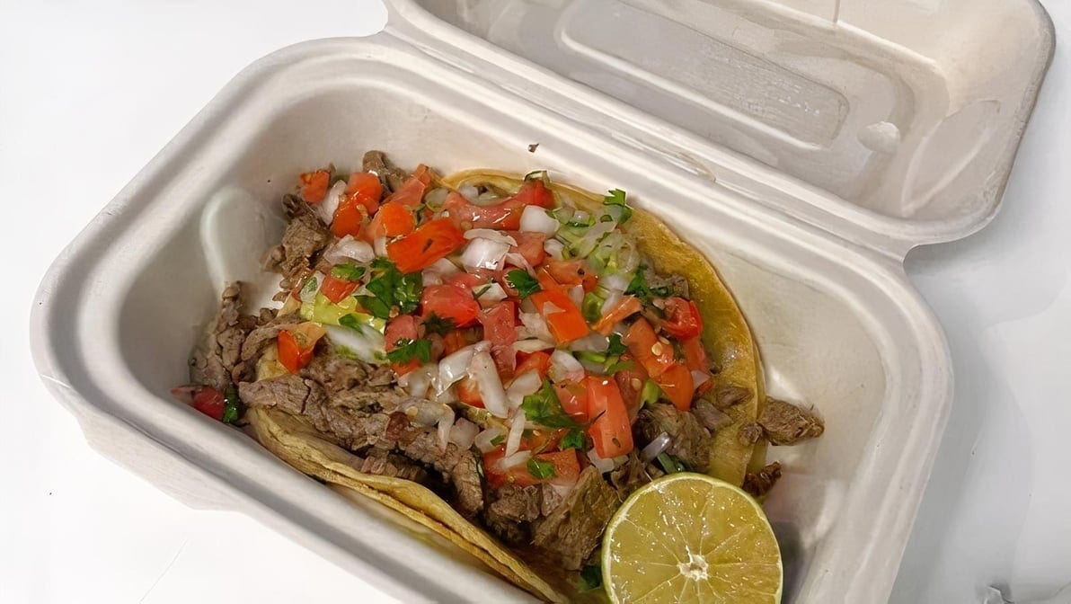 Carne Asada Soft Tacos.