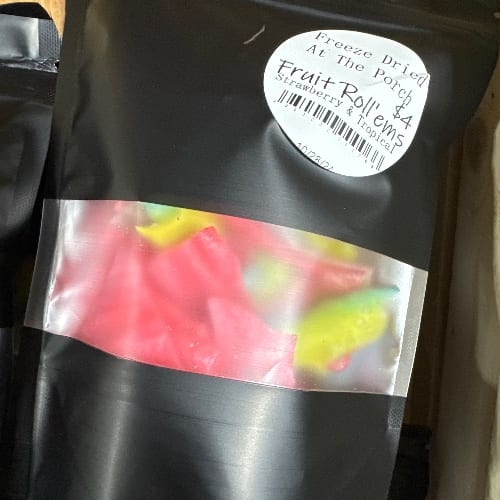 FD fruit roll’ems.