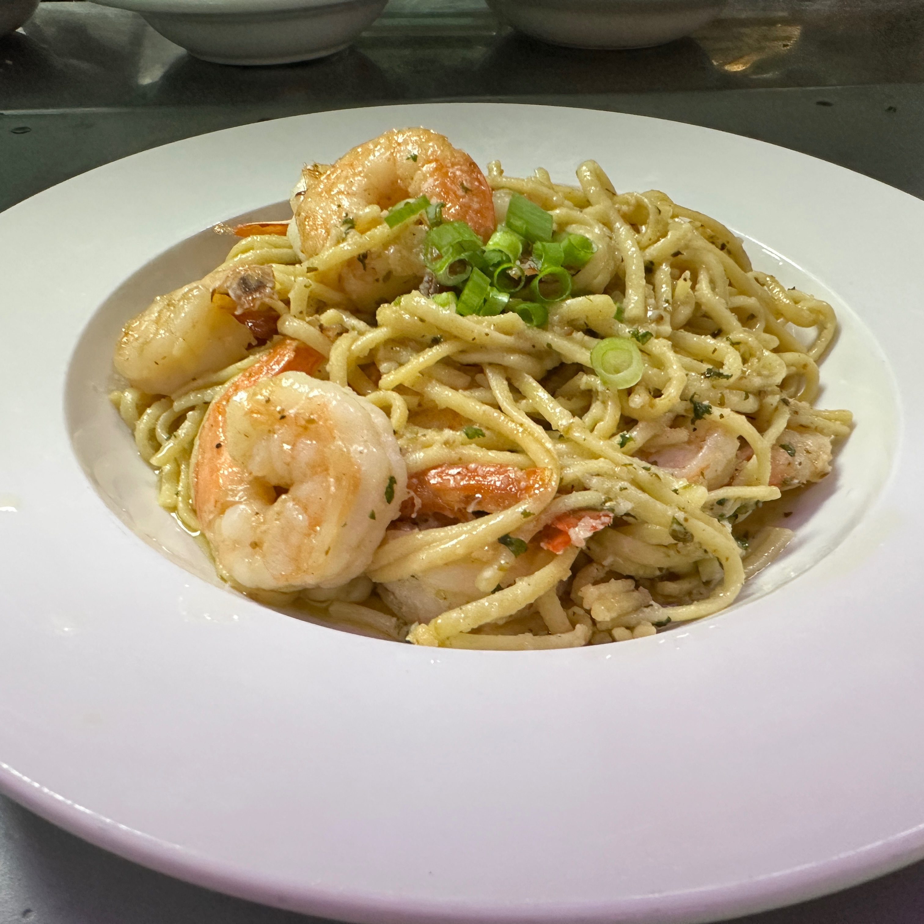 Lunch Shrimp Linguini.