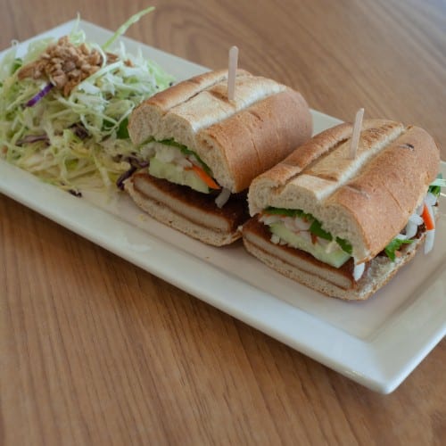 Vietnamese Chicken Po'boy Banh Mi.