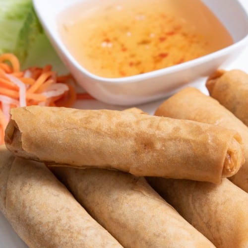 A2. Crispy Spring Rolls.
