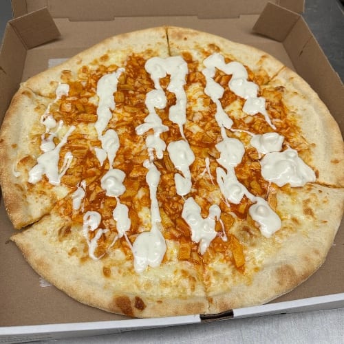 Buffalo Chicken Pizza.