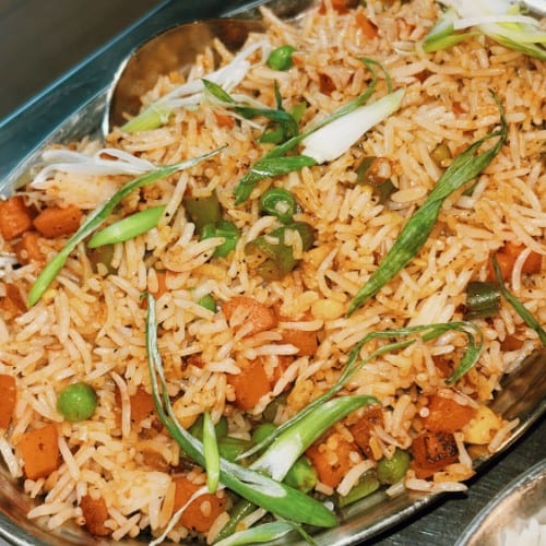 Vegetable Fried Rice (Vegetarian).
