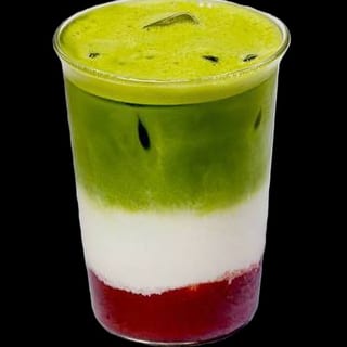 Strawberry Matcha Latte