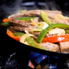 Fajitas de Carne (Steak).