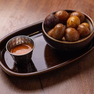 Olive Oil Confit Marble Potatoes