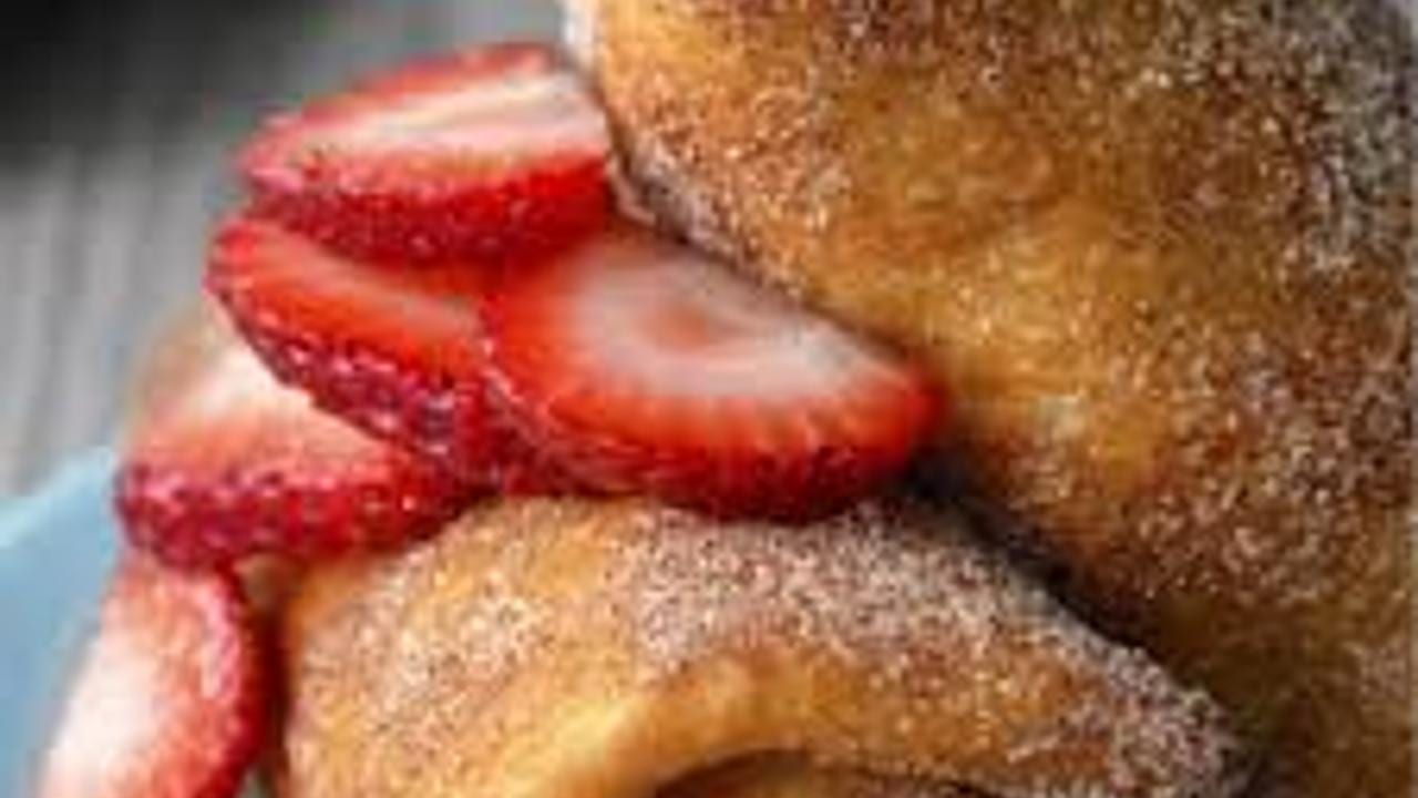 Strawberry Chimi Cheesecake.