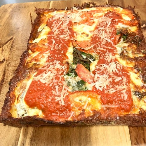  Margherita  Detroit Syle Pizza.