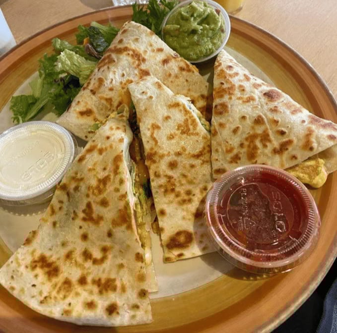 Morning Quesadilla Special.