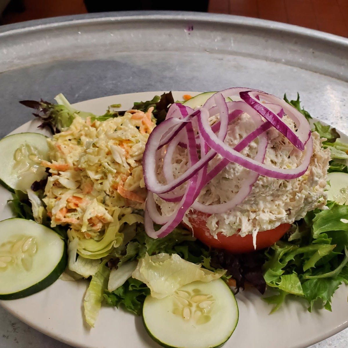 Chicken Salad Platter.