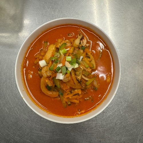 Jjampong Noodle Soup.