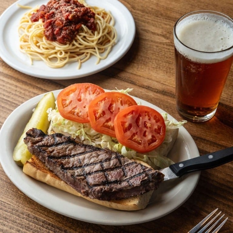 Steak Sandwich.