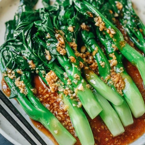 Chinese Broccoli with Oyster Sauce.