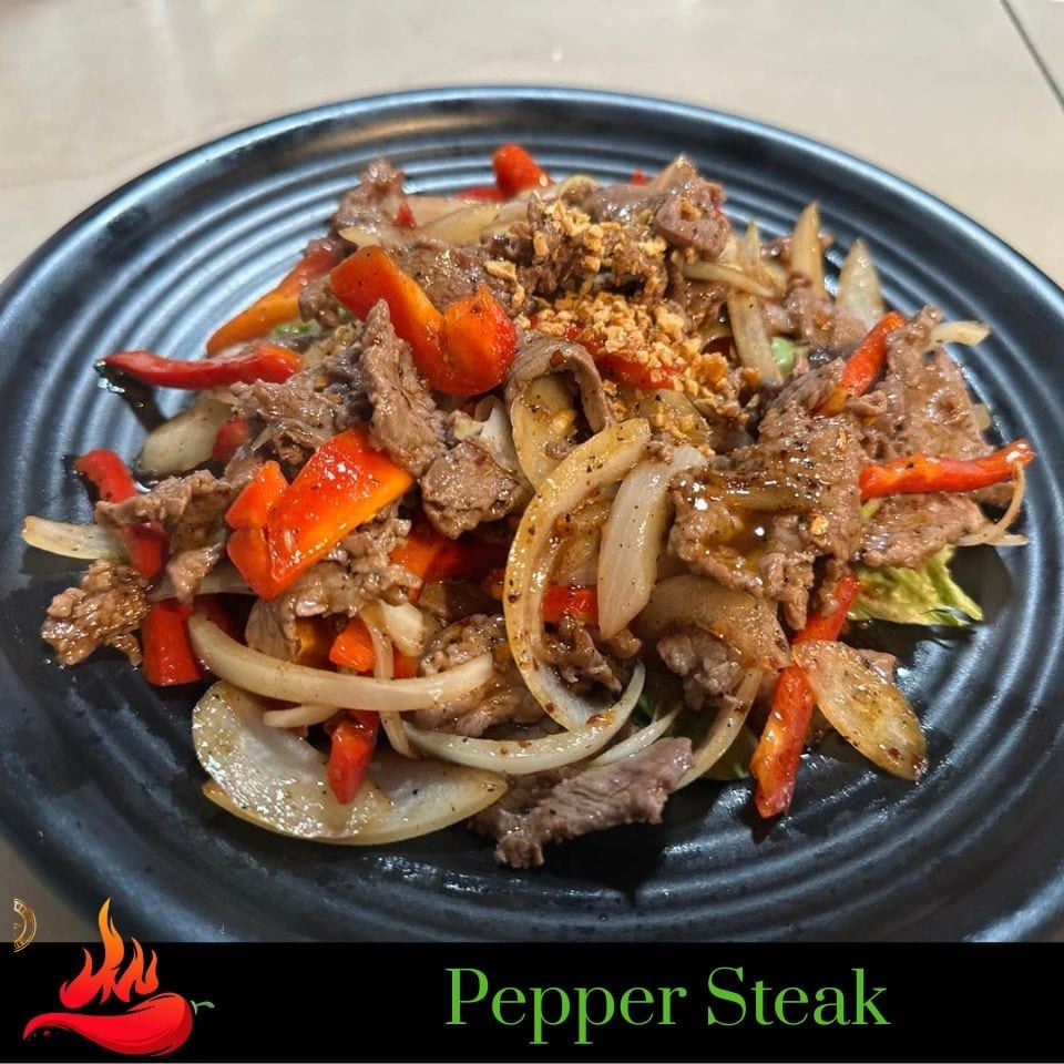Pepper Steak Style.