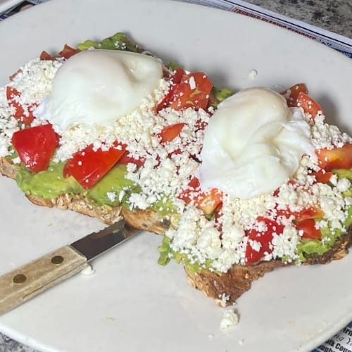 Mediterranean Avocado Toast.