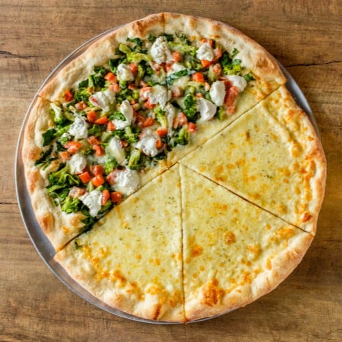 White Vegetarian Pizza (Large 16'').