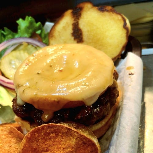 Whiskey Bent Burger.