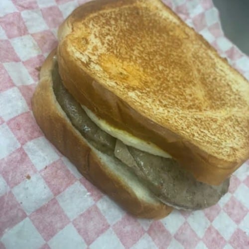 Patty Sausage Sandwich.