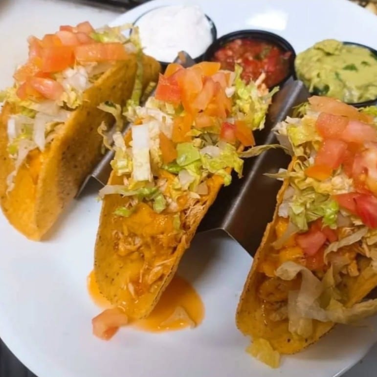 Spicy Chicken Tacos.