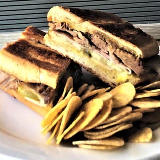 Hot Pressed Authentic Pork Cuban Sandwich