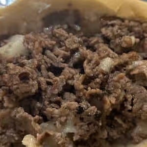 Plain Steak Sandwich.