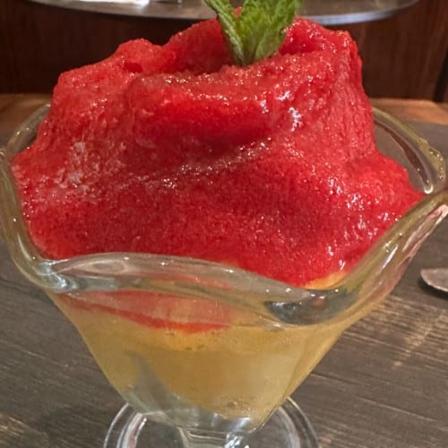 Choice of Ice Cream or Sorbet.