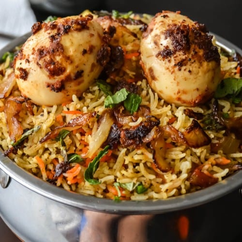 Egg Biryani.