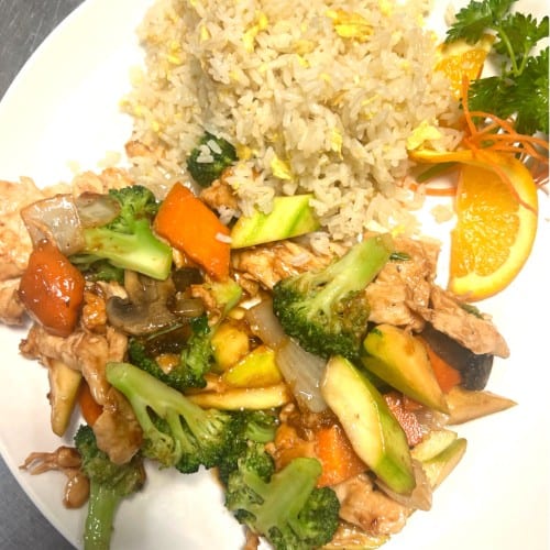  Chicken Hibachi or Teriyaki (Lunch).