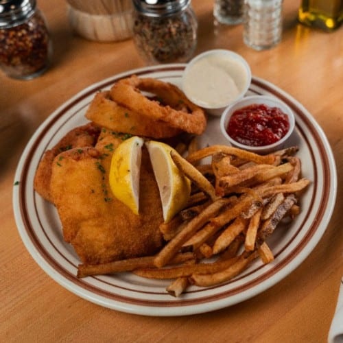 Fried Flounder.