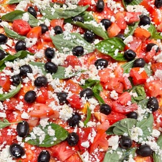 #1. Mediterranean Pizza With Olives
