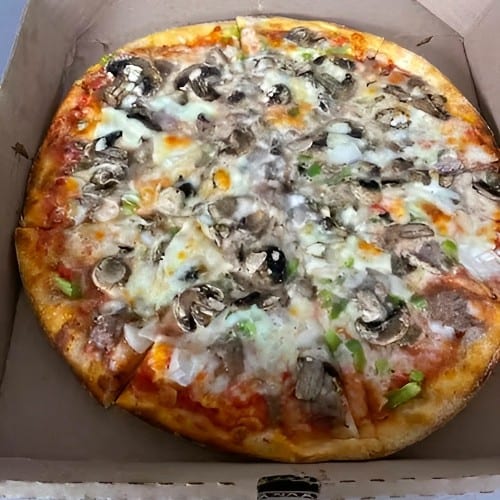 12' Medium Veggie Lovers.