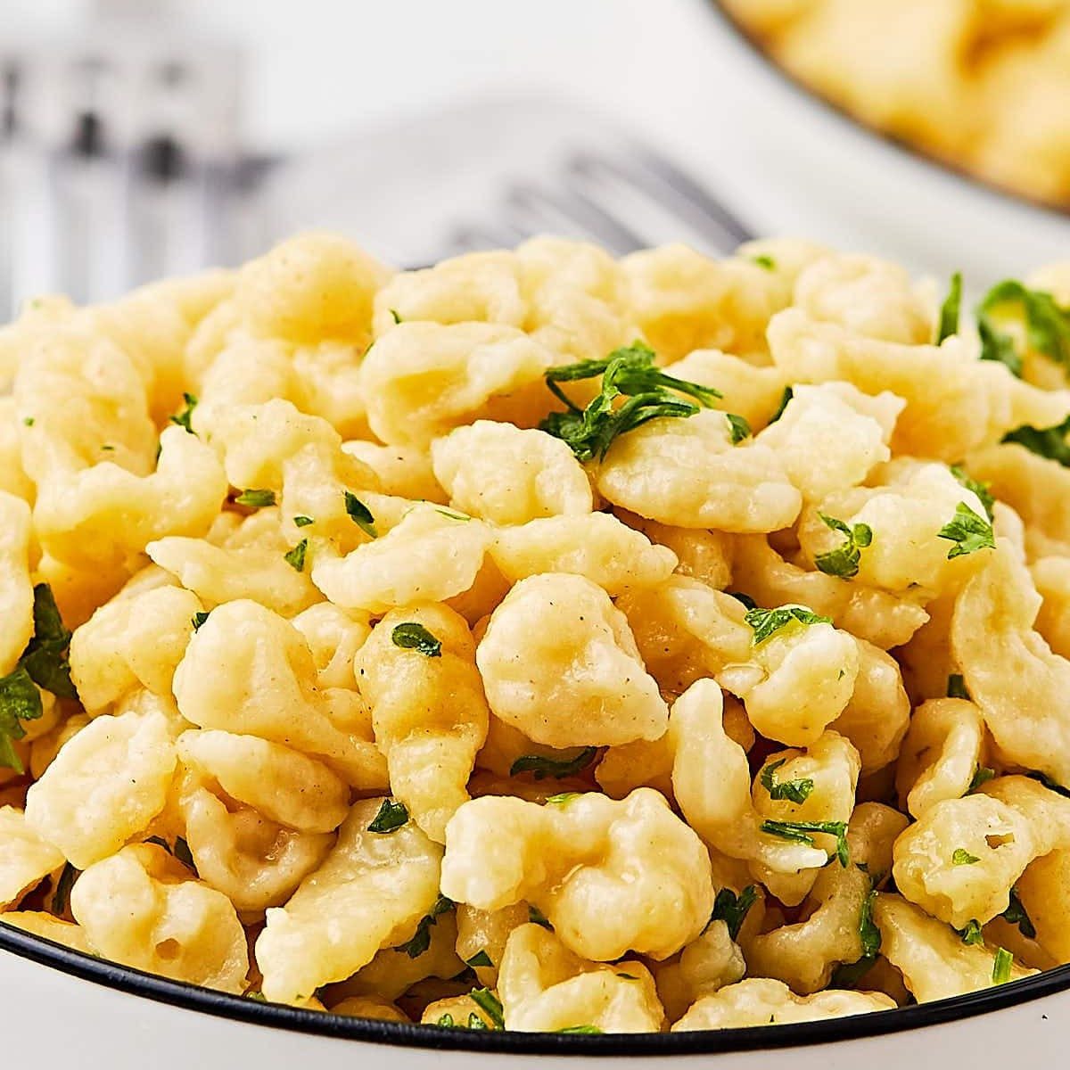 Kids Spaetzle in Butter.