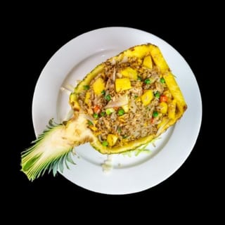 Fresh Pineapple Chicken Fried Rice
