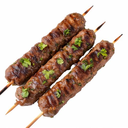 Beef Kobidah Kabob Skewer.