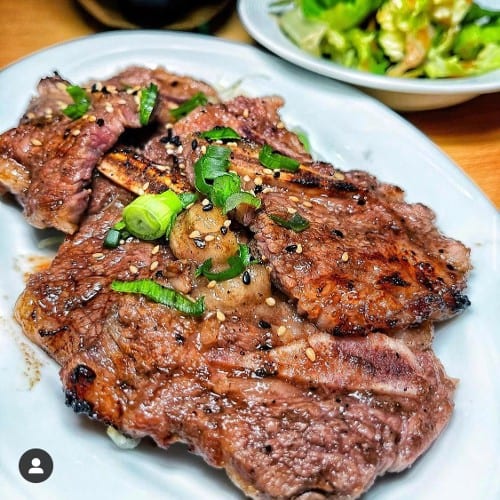 KOREAN RIBS / GALBY PLATE.