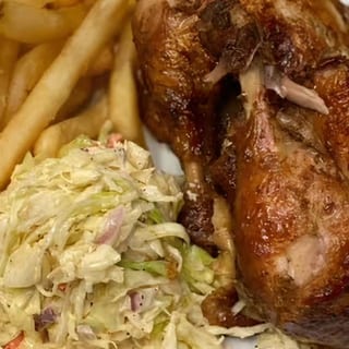 1/2 Chicken (Dark With 2 Sides)